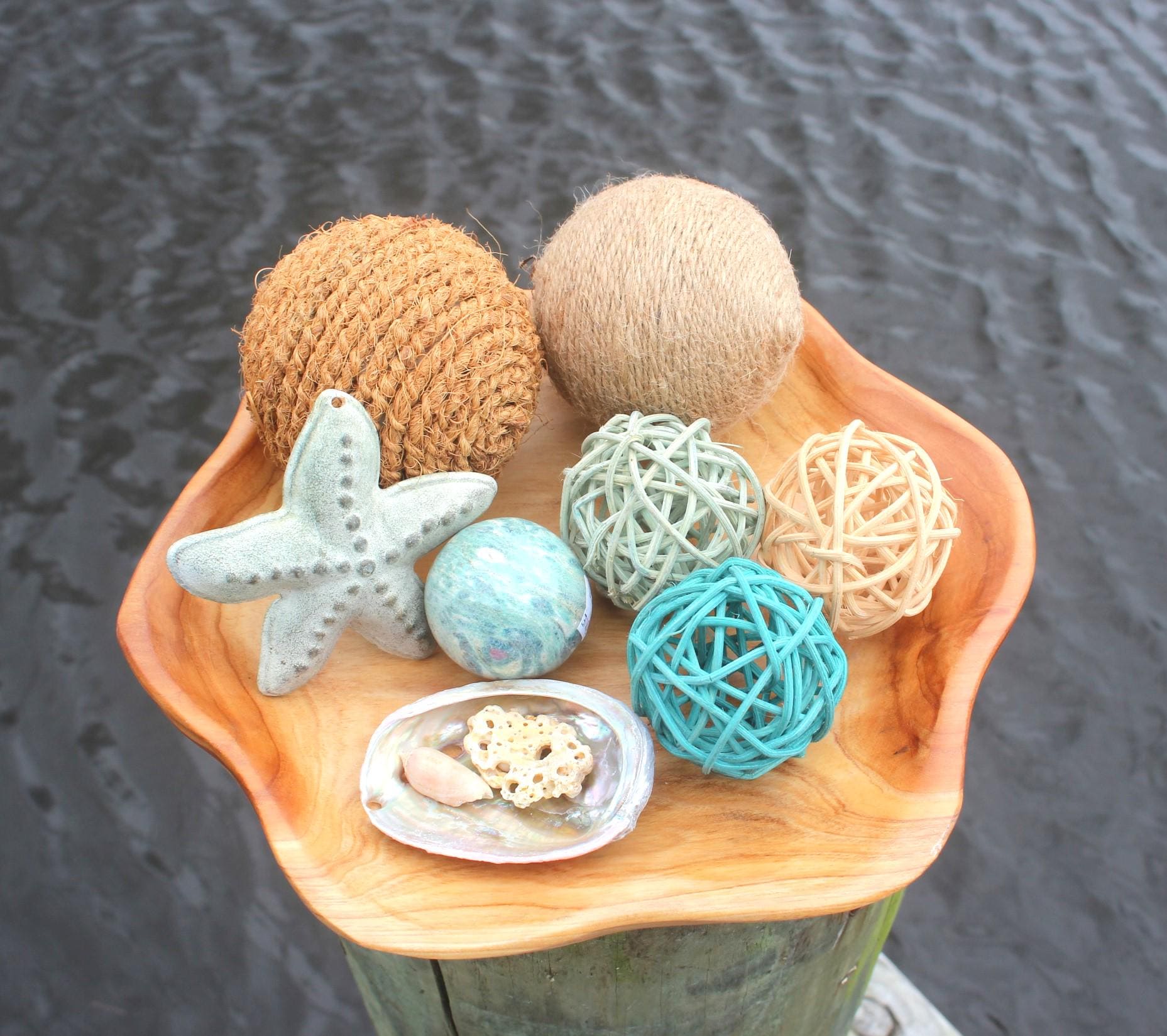 Hand Carved Wooden Bowls, Star Shaped Sustainably Harvested Wood, Fruit, Bread or Trinket Bowl