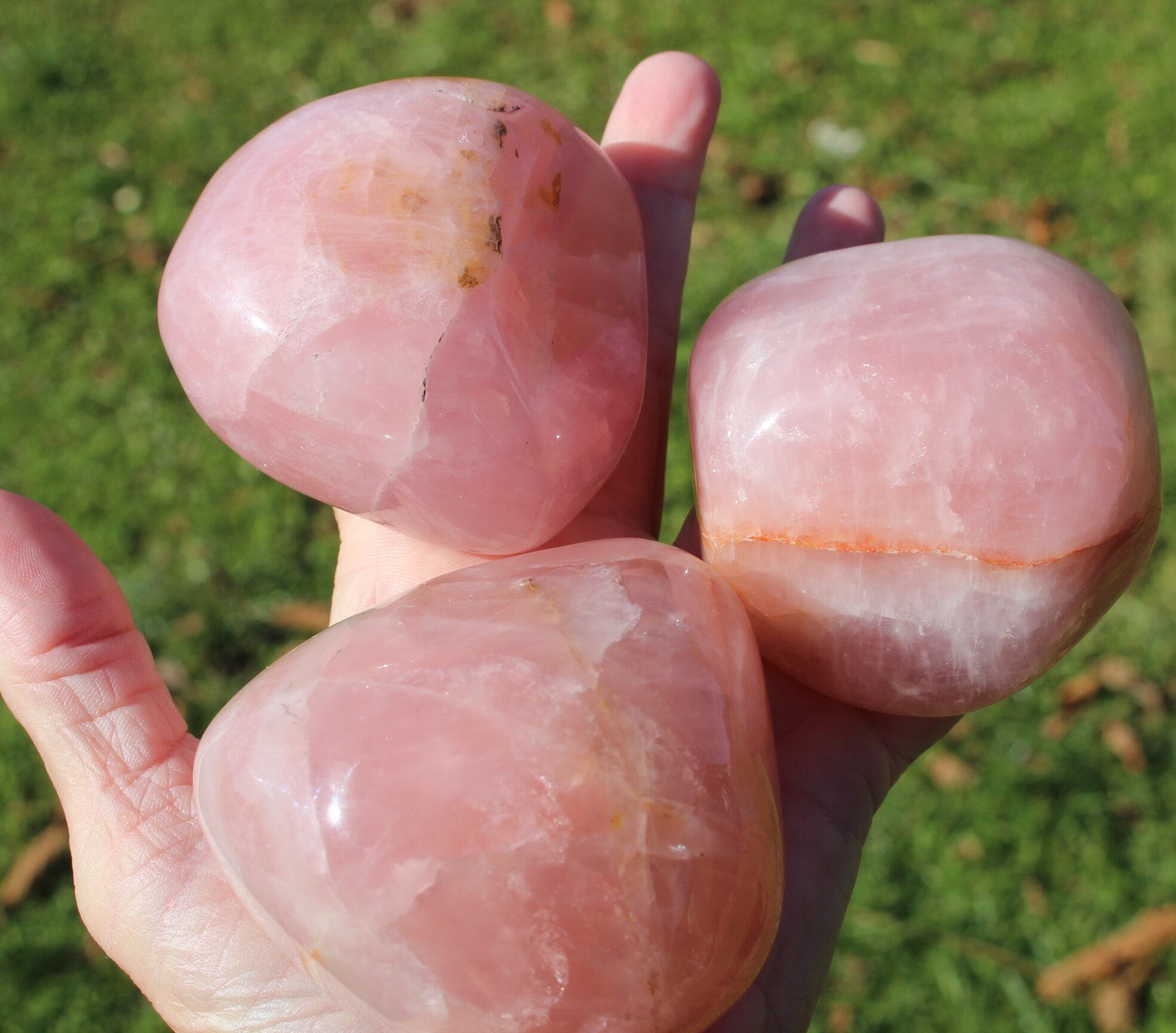 EX Large Polished Rose Quartz Free Form Gemstone, Gemmy Pink Mineral Specimens, Huge Palm Stone, Therapy Stone, Paperweight!