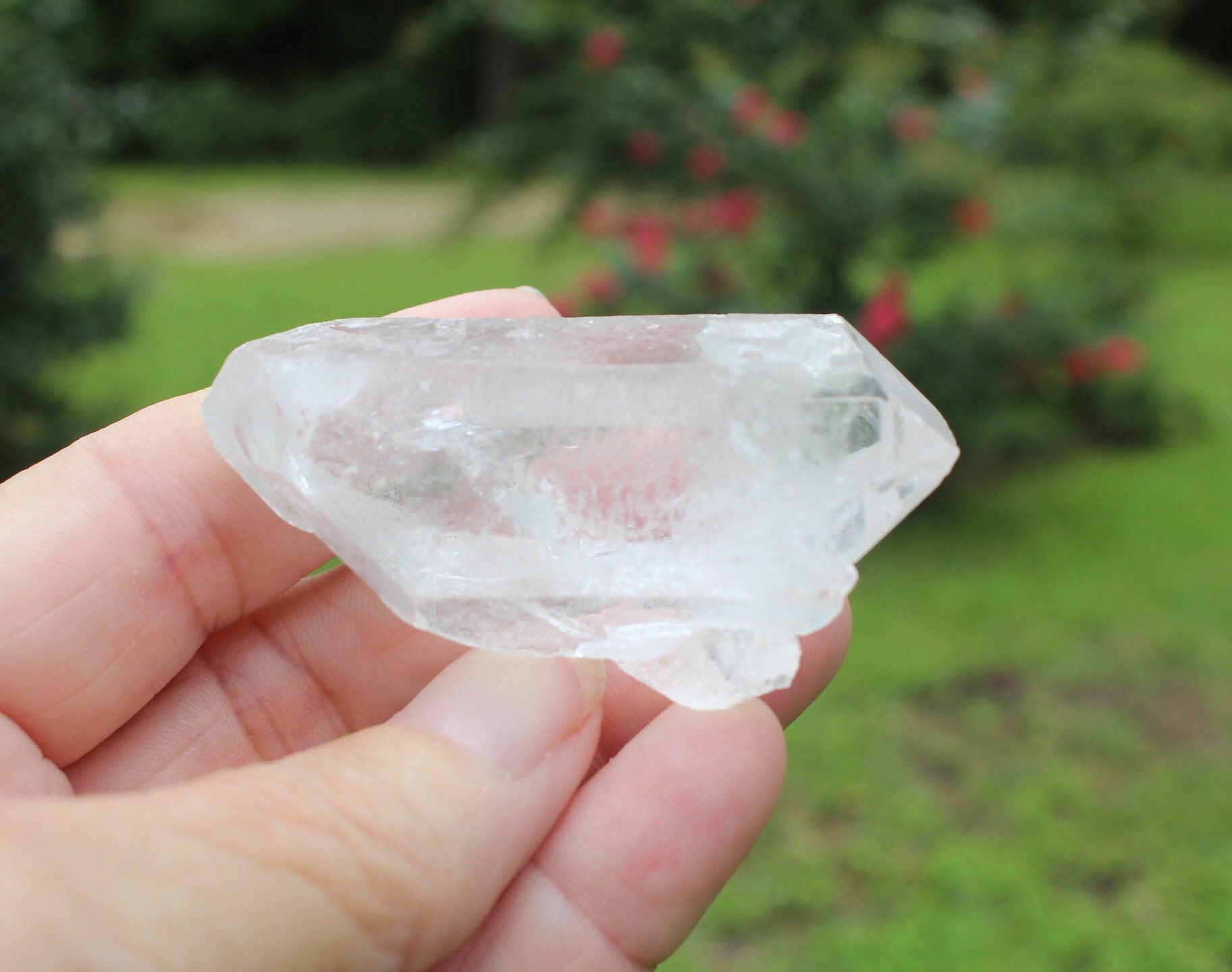 Meditation Room Relaxation Gift Set, Turquoise Color Buddha Head, Amazonite & Quartz Bracelet, Large Quartz Crystal. Yoga Gift.