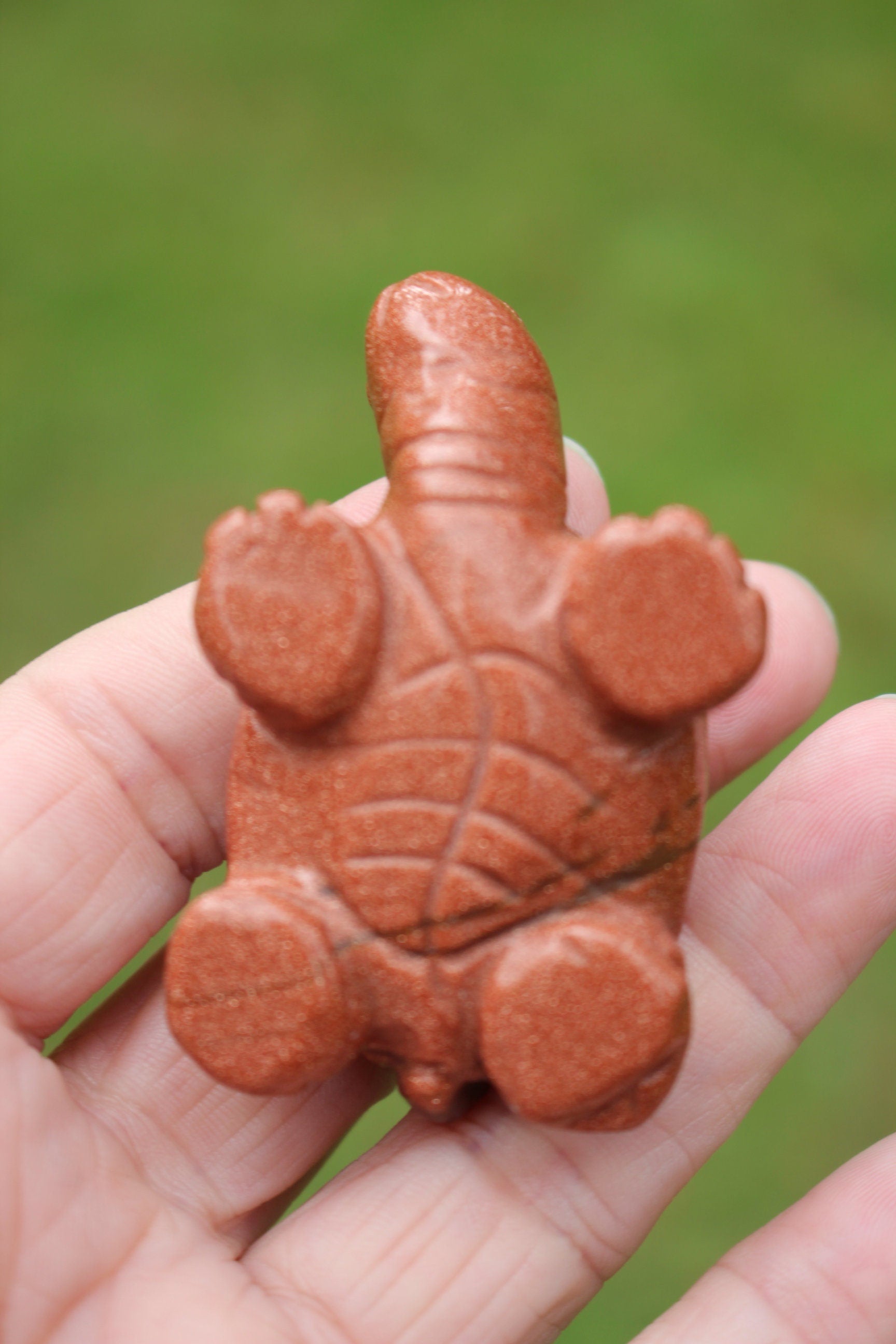 Large Carved Goldstone Turtle, Gemstone Crystal Totem Animal, Use in Fairy and Crystal Gardens, Altars Home Decor. Collectible Figurine