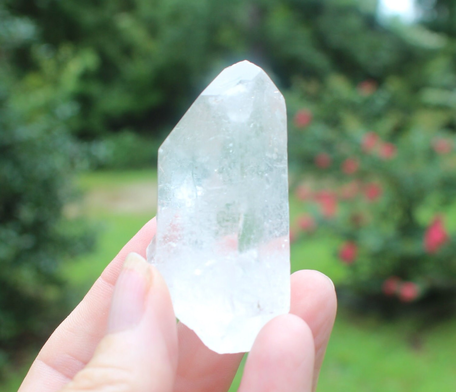 Meditation Room Relaxation Gift Set, Turquoise Color Buddha Head, Amazonite & Quartz Bracelet, Large Quartz Crystal. Yoga Gift.