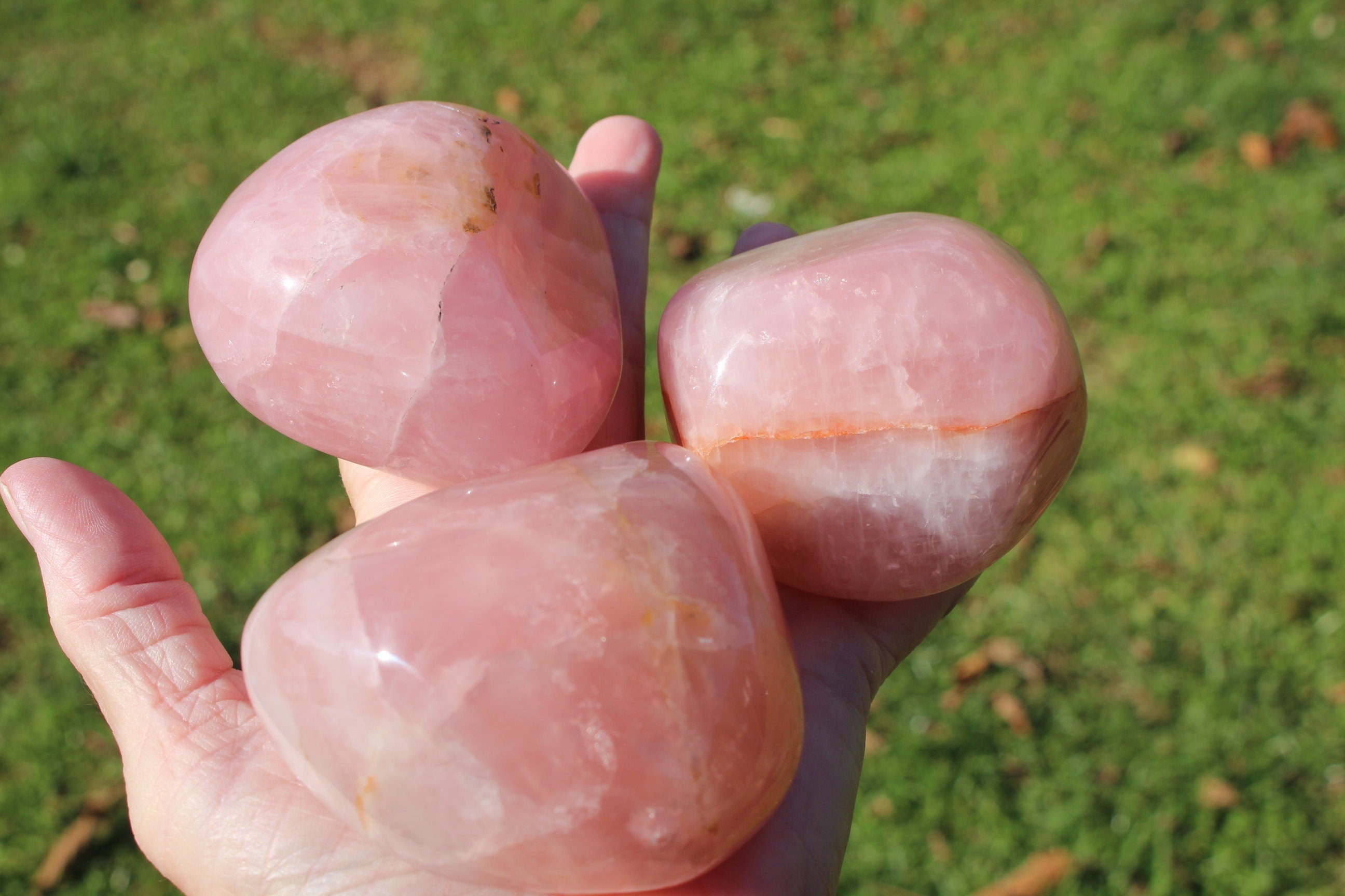 EX Large Polished Rose Quartz Free Form Gemstone, Gemmy Pink Mineral Specimens, Huge Palm Stone, Therapy Stone, Paperweight!