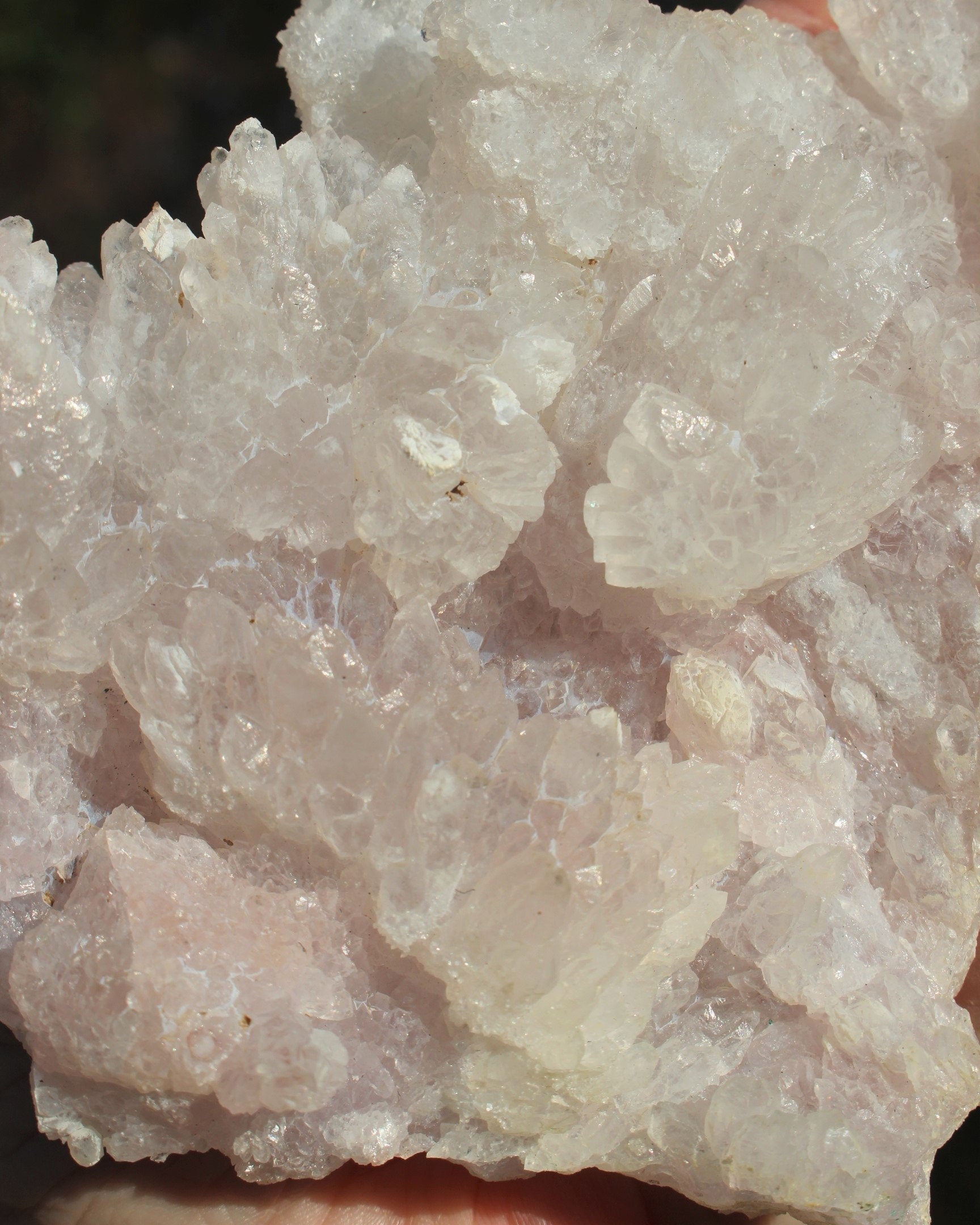 Exceptional Quality Rose Amethyst Crystal Cluster- Raw Natural Gem w/ Watercolor Pink Druzy Quartz, Brazilian Amethyst Collectible!,